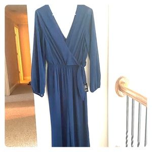 NWT Express Navy Jumpsuit.